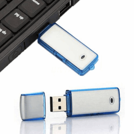 파란색 8GB USB & 미니 녹음기 _ 디지털 보이스 레코더